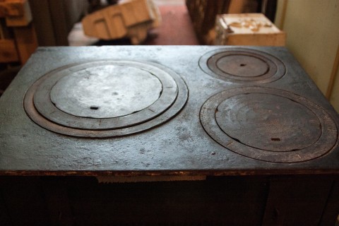 Herdplatte für Kochmaschinen Detail