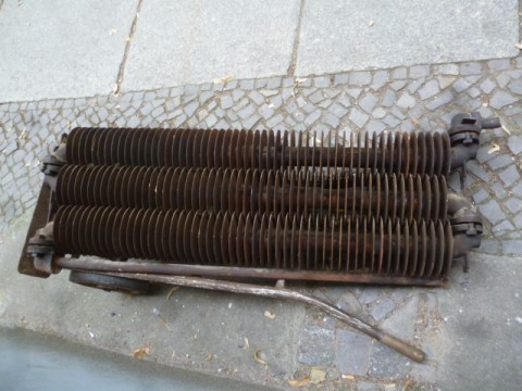 Rippenrohrradiator gußeisen