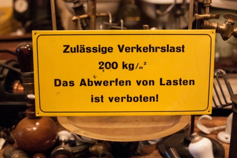 Blechschild Zulässige Verkehrslast